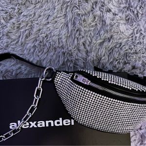 Alexander Wang sparkly Attica mini crossbody